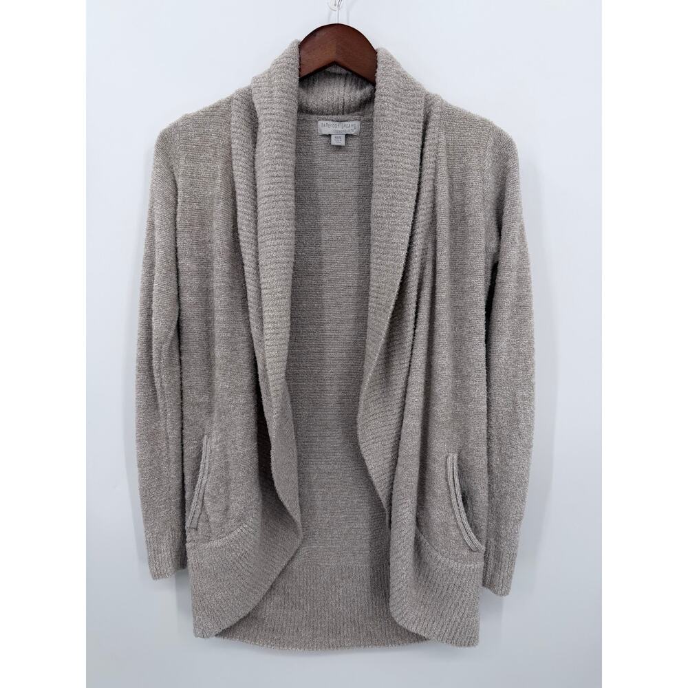 Barefoot Dreams Beach Rock CozyChic Lite Circle Cardigan Soft Cozy Neutral XS/S - Picture 2 of 9